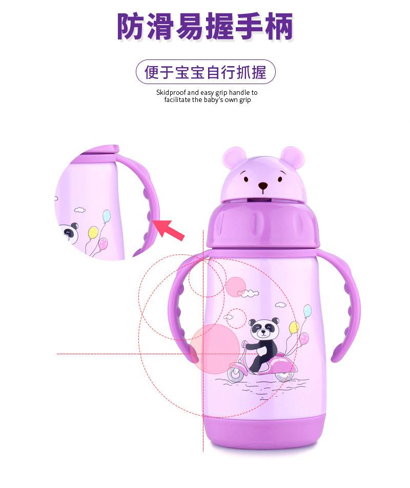 不锈钢防摔防爆保温奶瓶
